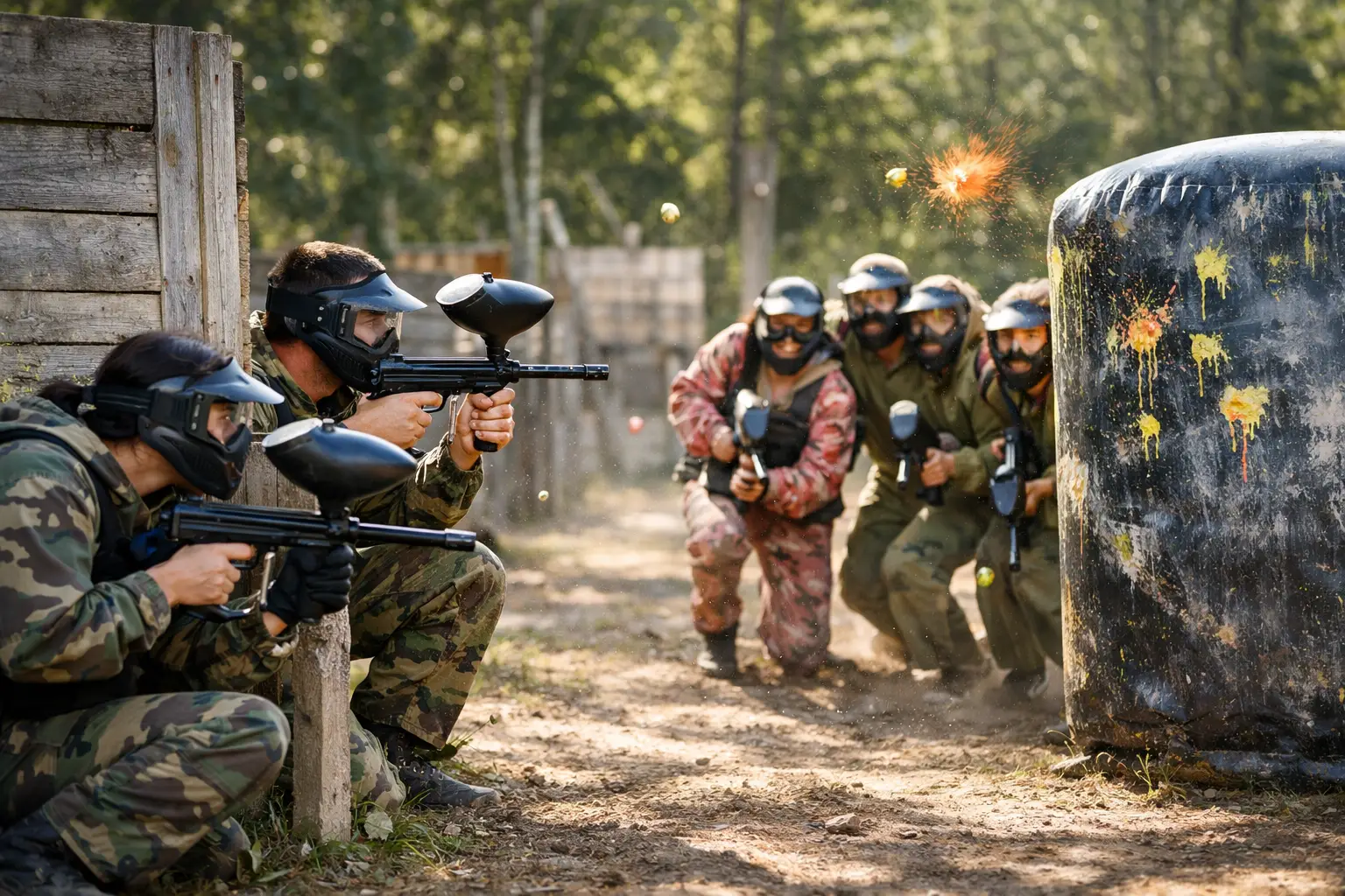 Paintballing Peterborough for Groups and Parties
