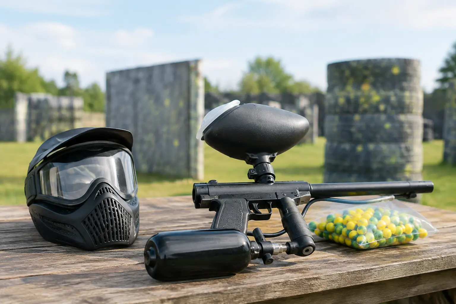 What Paintball Equipment Is Included on the Day?